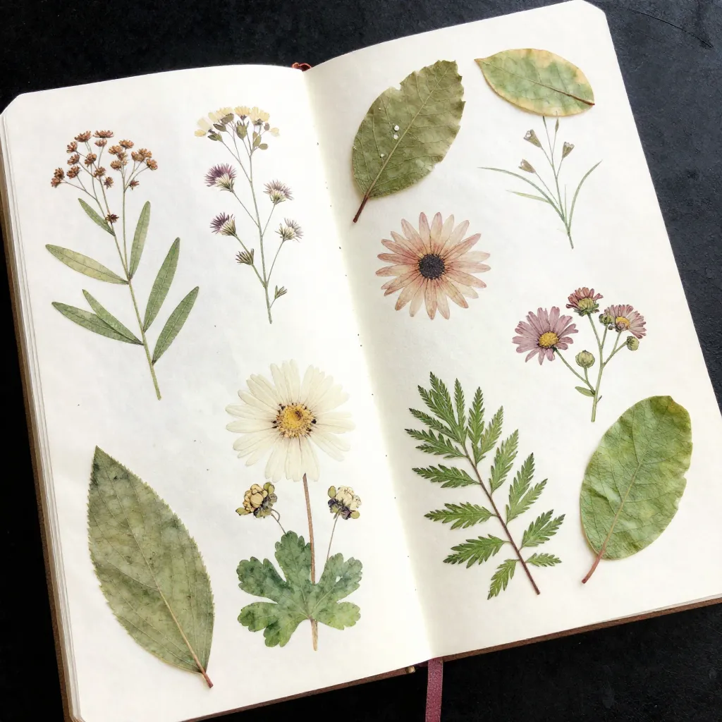 Field notes in journal